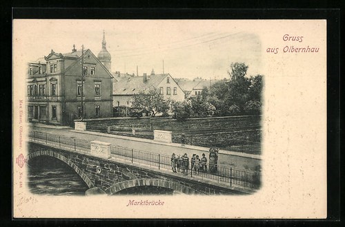 Olbernhau ansichtskarte - olbernhau,,