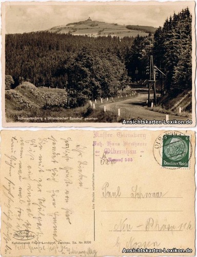 Ansichtskarte olbernhau - ansichtskarte,
