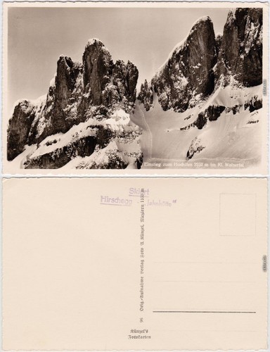 Foto hirschegg mittelberg - ak,
