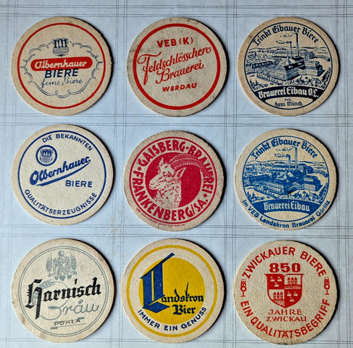 Bierdeckel ddr olbernhau - bierdeckel,