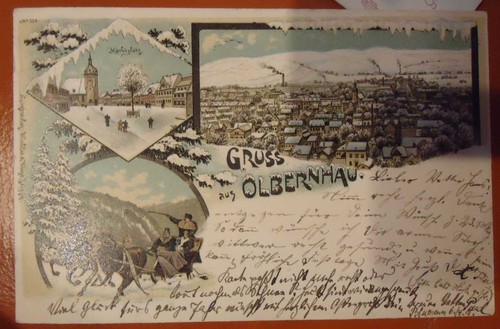 Alte postkarte gruss - postkarte,