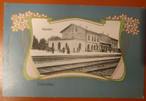 Alte postkarte olbernhau - ,