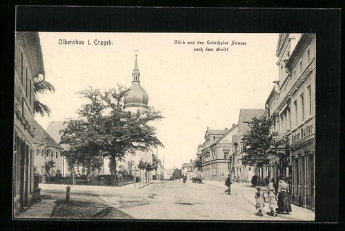 Olbernhau erzgeb blick - ak,