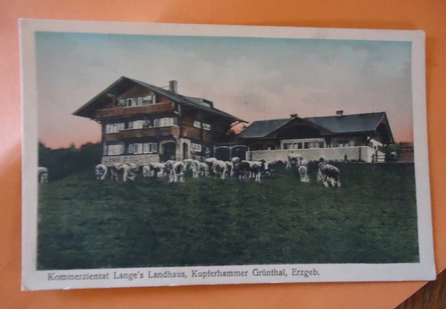 Alte postkarte olbernhau - alte,
