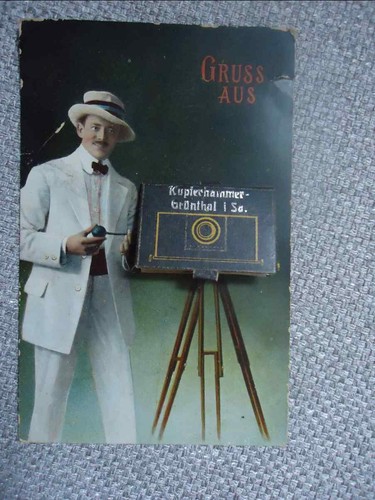 Alte postkarte olbernhau - alte,