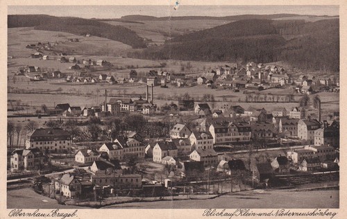 Postkarte olbernhau - postkarte,