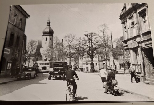 Alte olbernhau markt - alte, ak