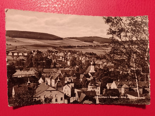 Olbernhau 1961 gesamtansicht - olbernhau, 1961.