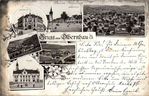 Olbernhau erzgebirge - ak, im