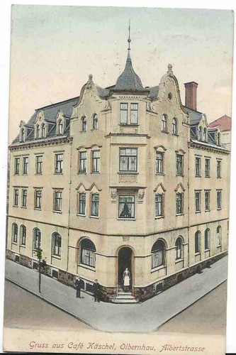Alte postkarte olbernhau - alte,